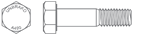 A490 heavy hex structural bolt