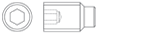 Dog point socket set screw