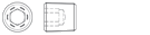 Taper pressure plug
