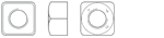 Square nut