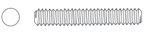 Threaded bar